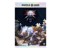 GOOD LOOT The Witcher (Wiedźmin): Geralt & Triss in Battle Puzzle 1000 - 674945 - zdjęcie 1